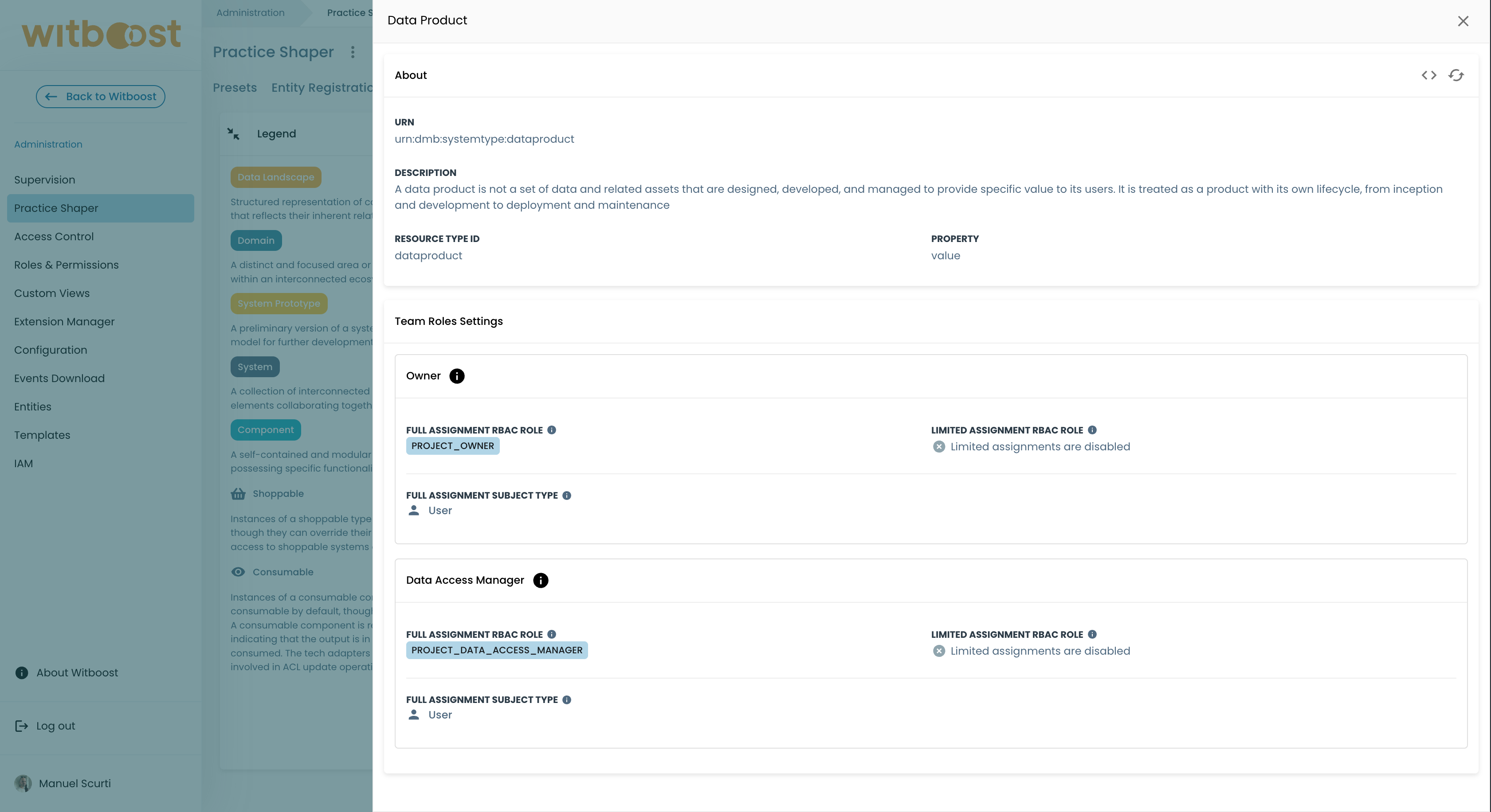 team roles in practice shaper but not delegable